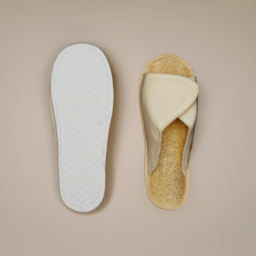 Loofah Bath Slippers